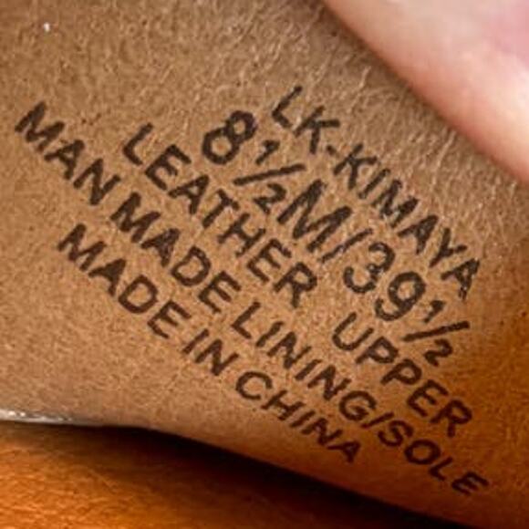 NEW Lucky Brand Kimaya Sandals Women's Size 8.5 M Purple Orchid Leather Summer - Picture 11 of 11